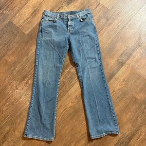 Lucky brand easy rider low rise boot cut jeans USA made